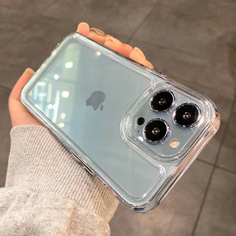 简约太空壳适用苹果小米oppovivo华为iPhone12/13/14/15壳透明