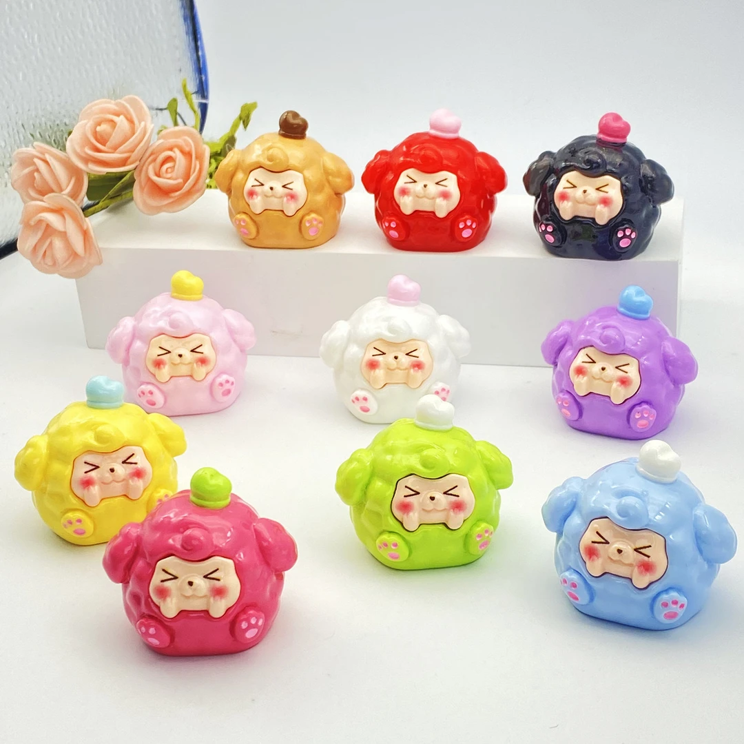 [现场拆+对对碰+许愿】实色福气团子KiKi萌粒摆件