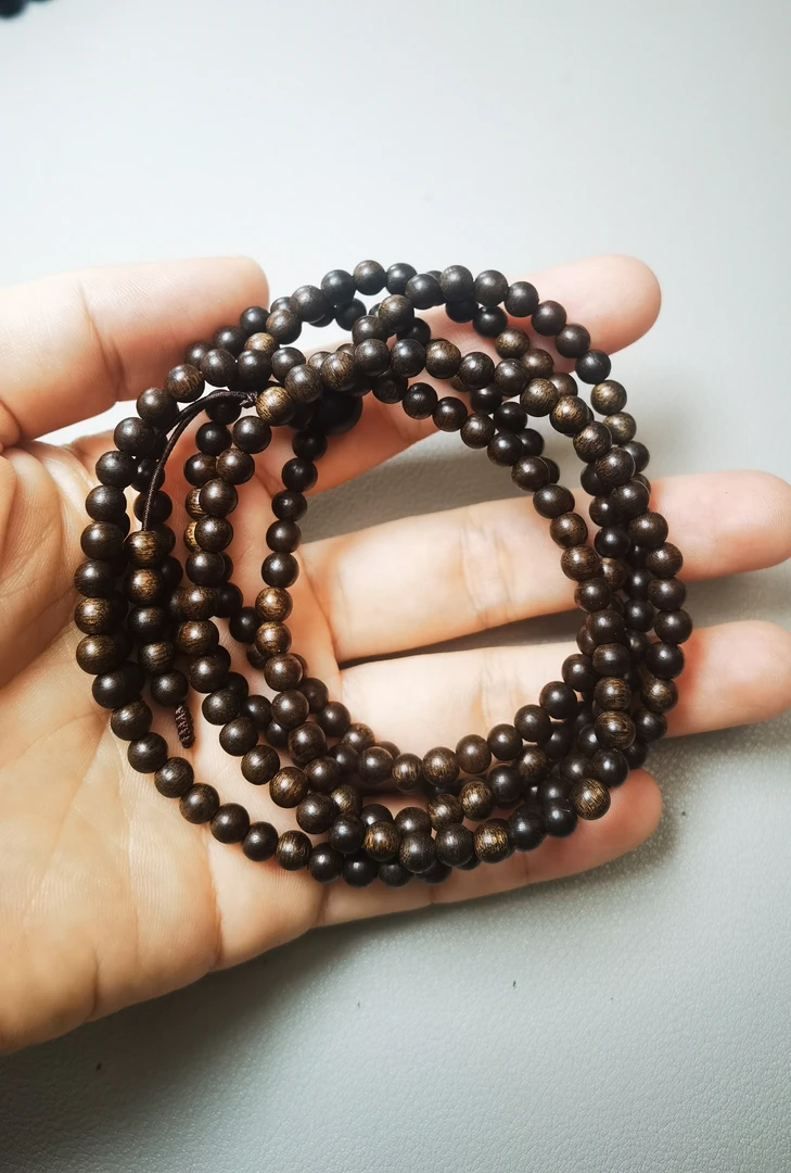 多圈手串白奇楠沉水料