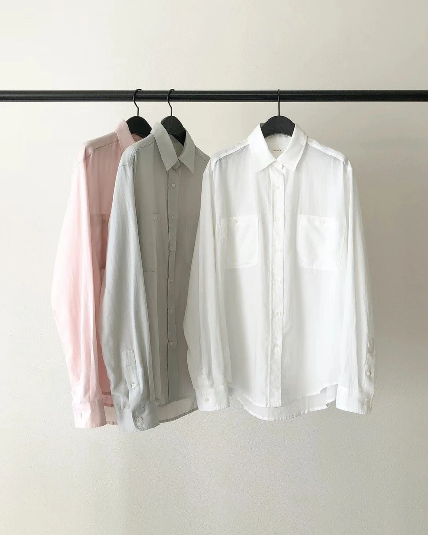 【粉风】东大门ounce棉质衬衫