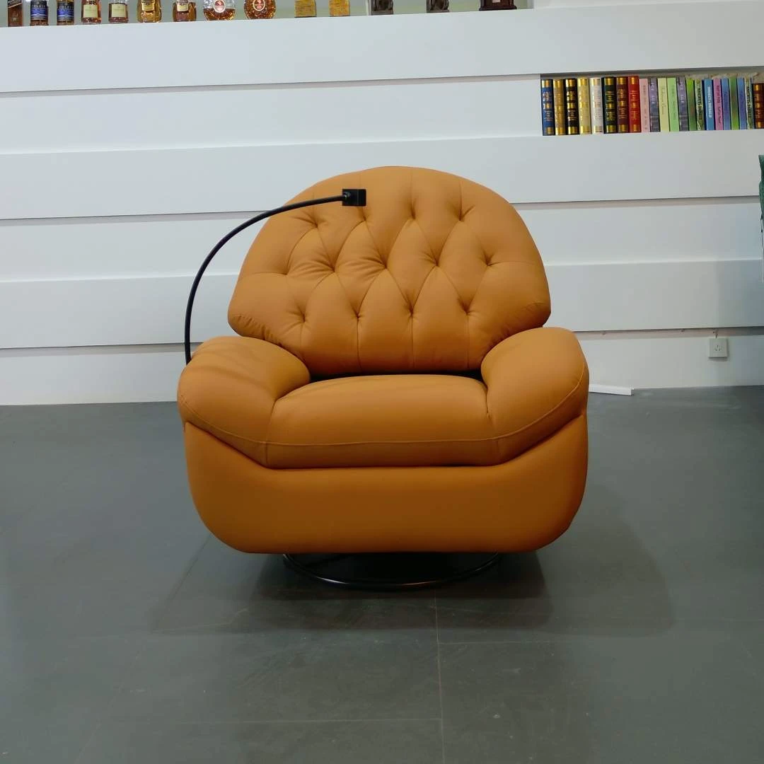 蛋壳功能摇椅沙发休闲椅客厅单人极简时尚创意简约阳台轻奢落地