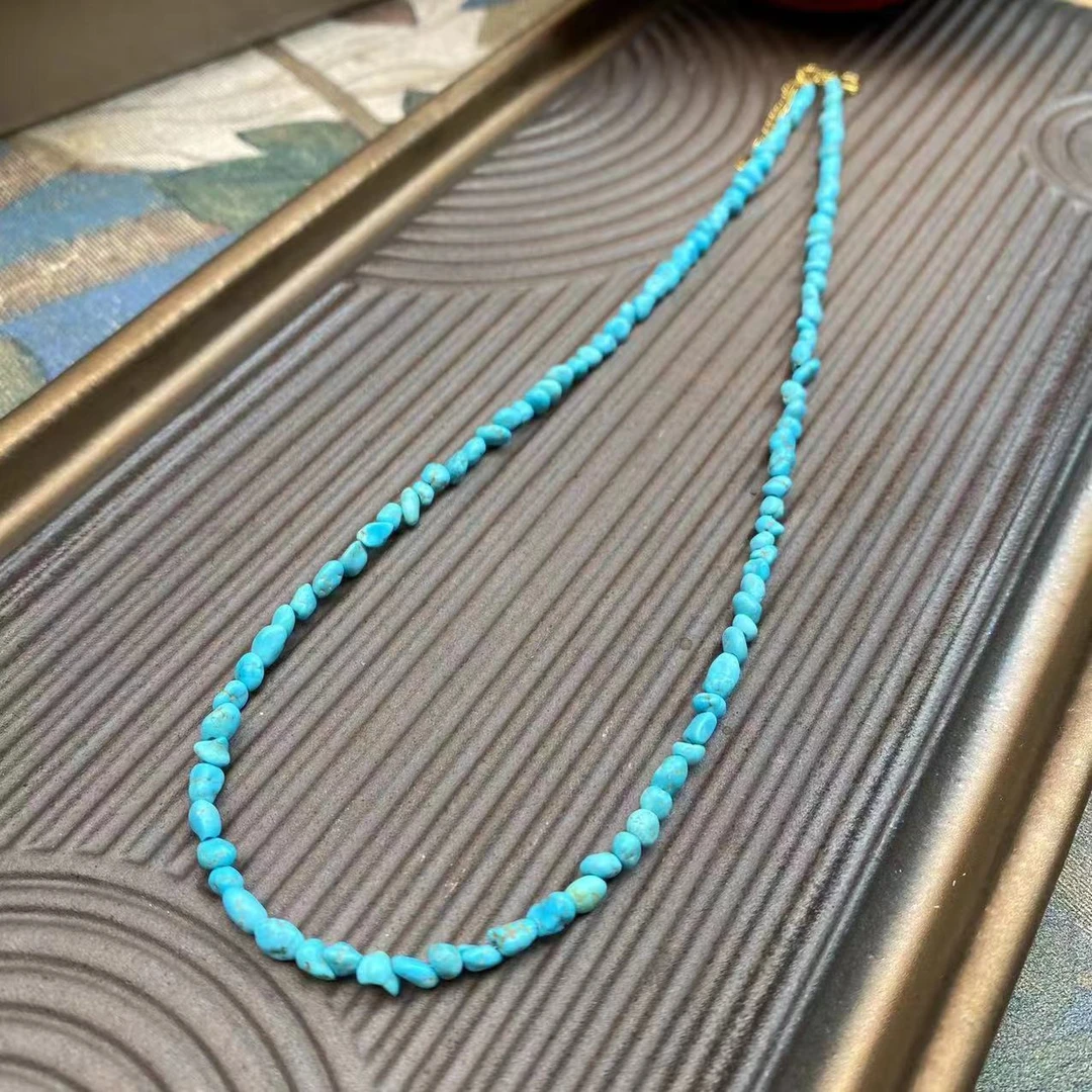 【珺笙珠宝】绿松石随型项链 S1382156007