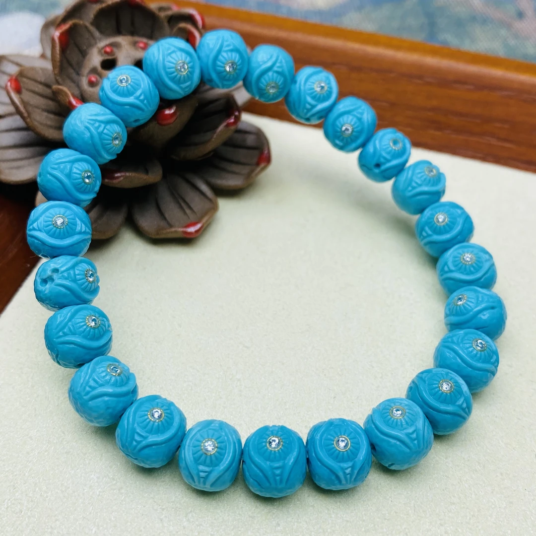 【珺笙珠宝】绿松石荷鲁斯之眼手串S7999210004033