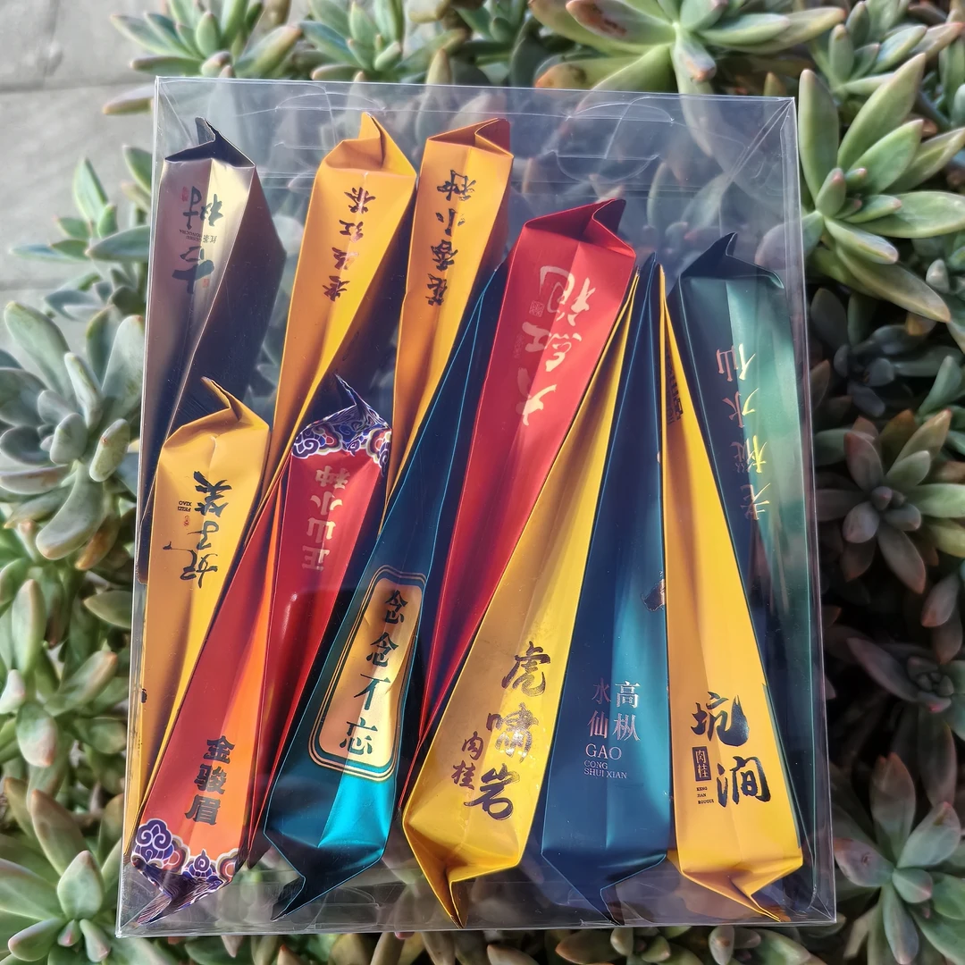 武夷山源头厂家乌龙茶岩茶红茶品鉴装12泡