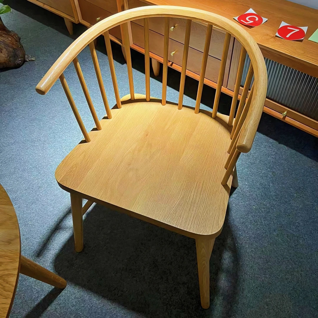 北欧白橡木公主椅