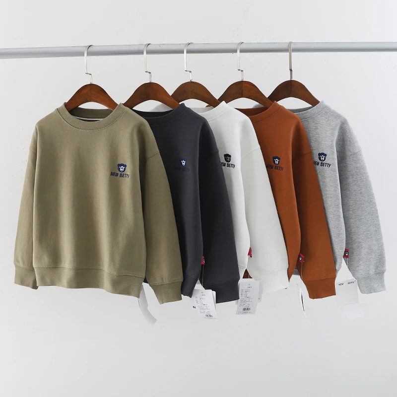 NEW BETTY男童卫衣秋季儿童套头衫中大童长袖打底衫休闲韩版849