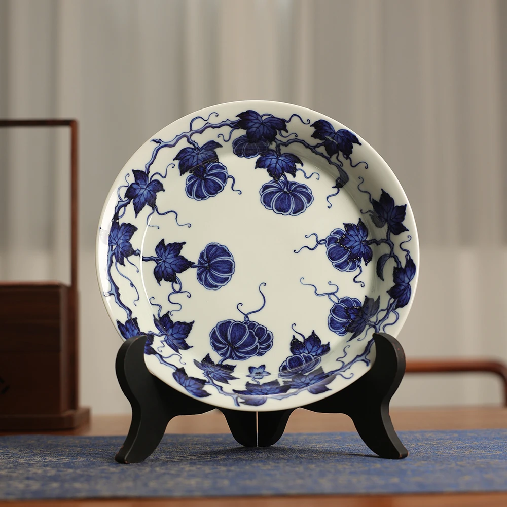 【栗子严选】金瓜纳福撇口壶承（moshe504）