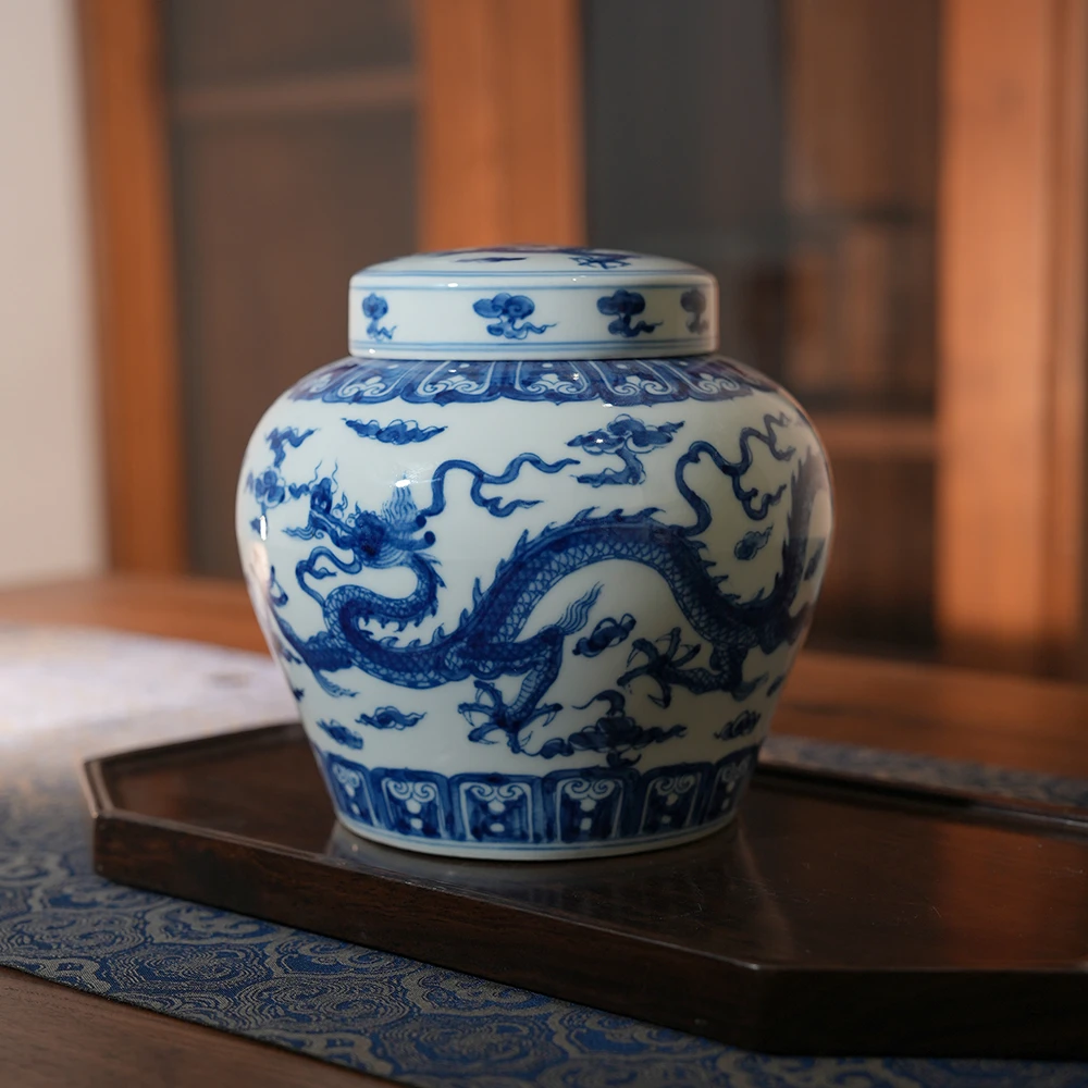 【栗子严选】双龙茶叶罐（moshe444）