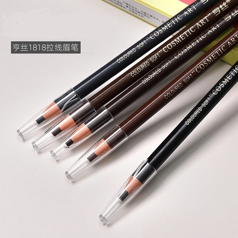 亨丝系列1818拉线笔硬芯防水拉线免削眉笔五支装送眉卡+眉刀+眉刷