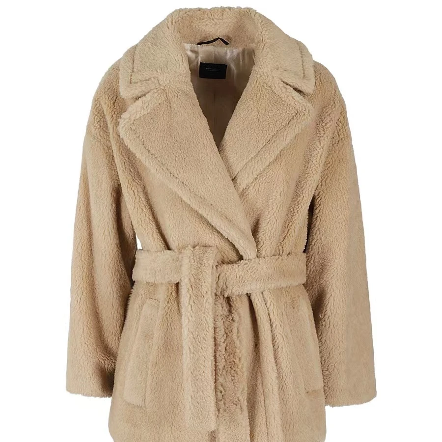 全新未使用  奢邦/maxmara/大衣/weekend24早春中长羊毛混纺外套