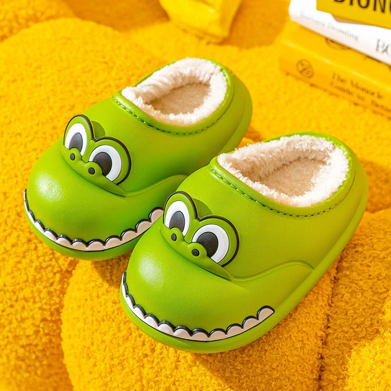 2022新款eva儿童棉拖鞋男童女宝居家学生防水保暖防滑中小童棉鞋