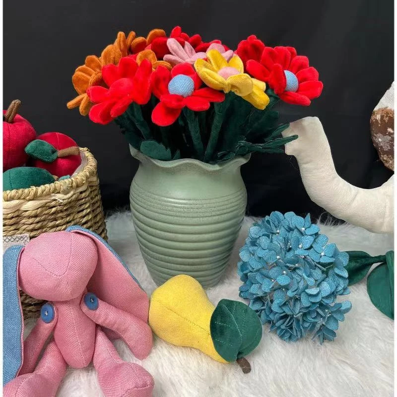 花瓶款小雏菊材料包（内含裁剪好的布料，不含花杆，送配套教学视频）