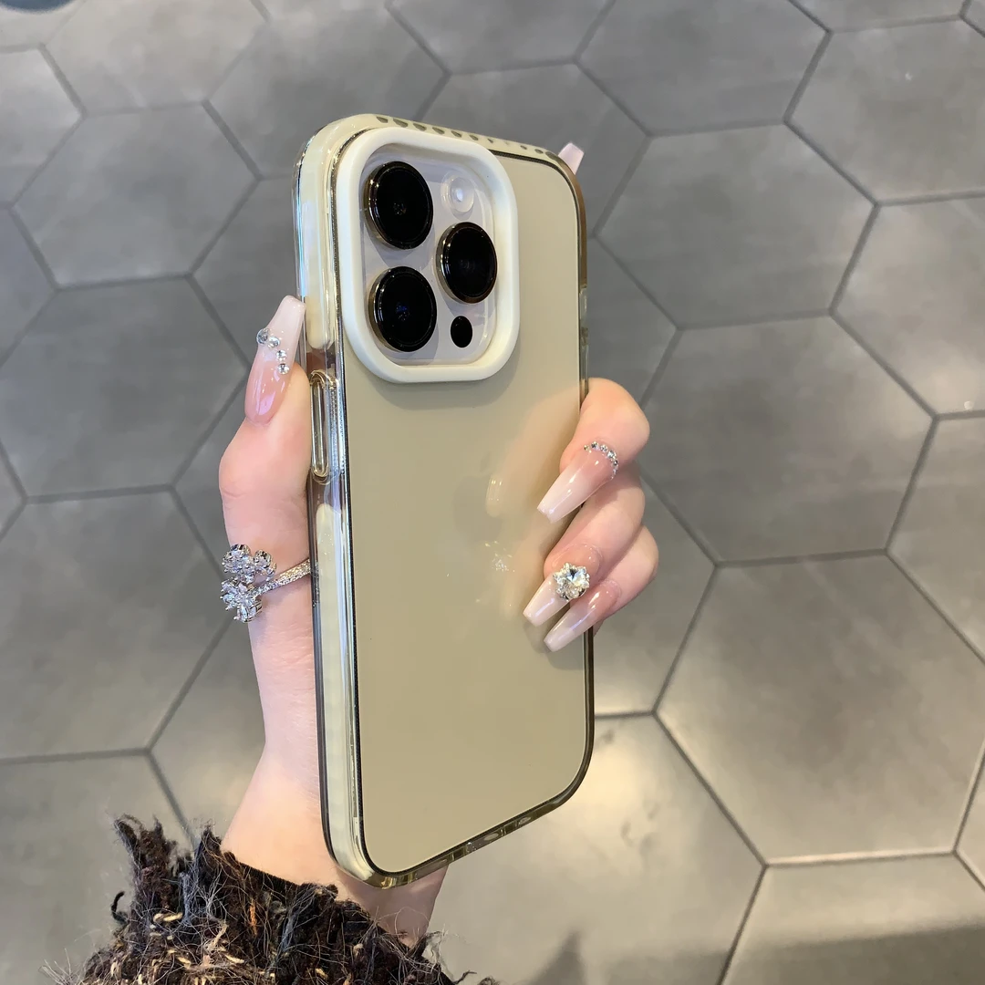 简约透明苹果配件15手机壳iPhone14Promax防撞条13防摔12软11XR