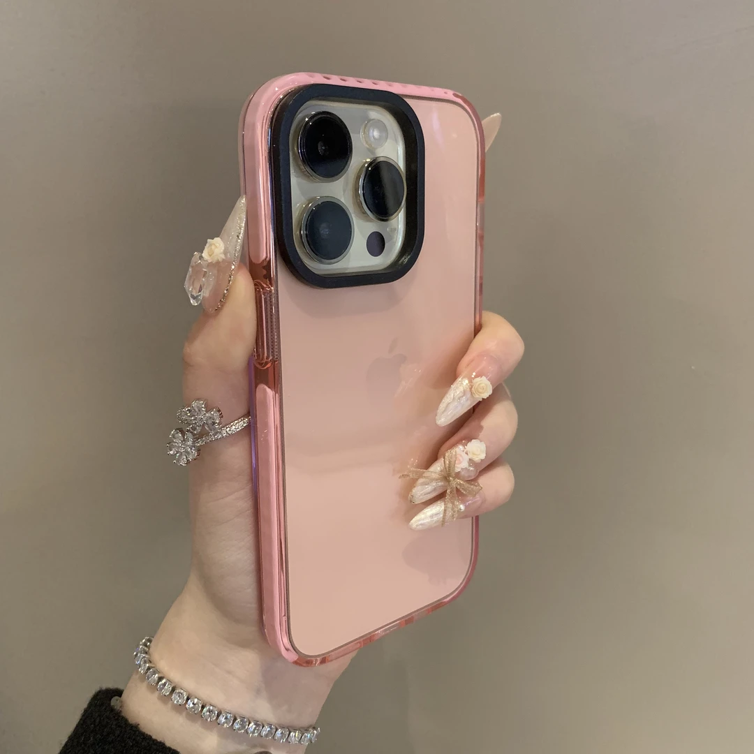 简约加厚防摔透明适用苹果15手机壳iPhone14全包11保护套xs男女xr