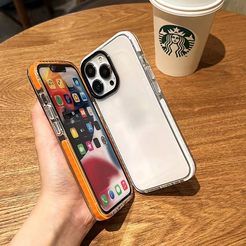 适用苹果15手机壳iphone14pro软透明12气囊防摔11新款xr/xs全包边