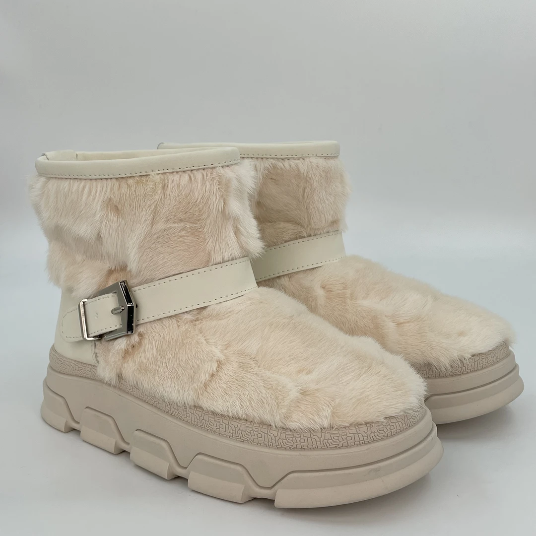 suolunbu/索伦部999-2冬季貂毛加厚女雪地靴