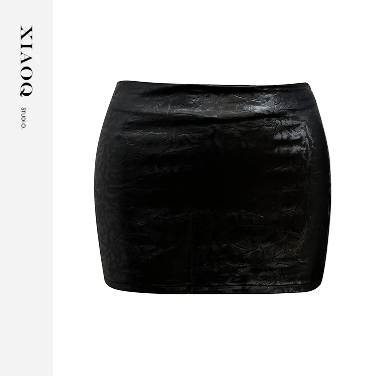 【小Q家】96608时尚性感显瘦包臀半身裙T