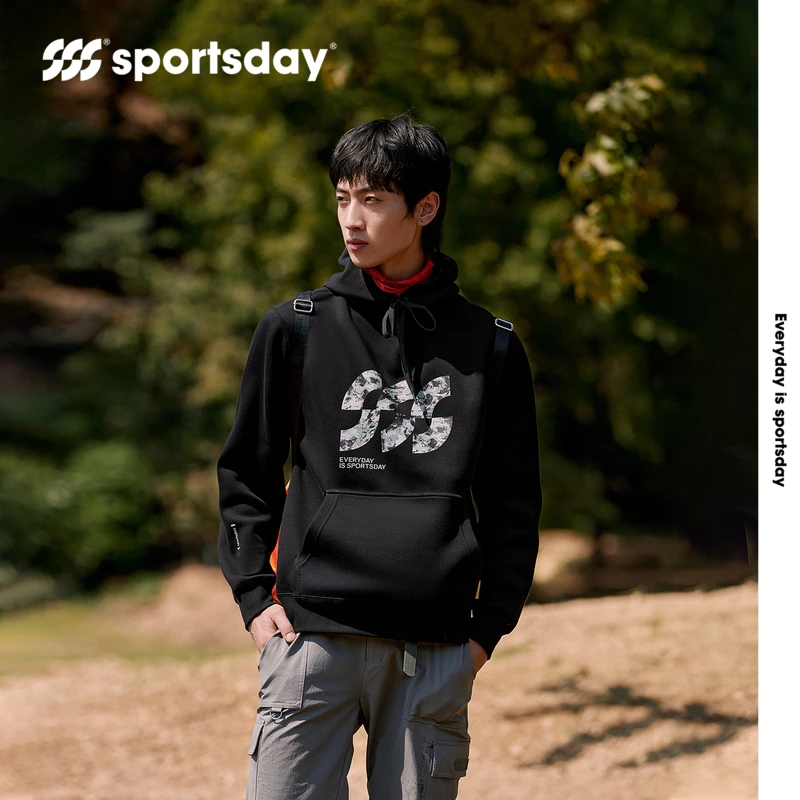【断码不补】sportsday连帽卫衣男22初秋户外运动露营弹柔舒适