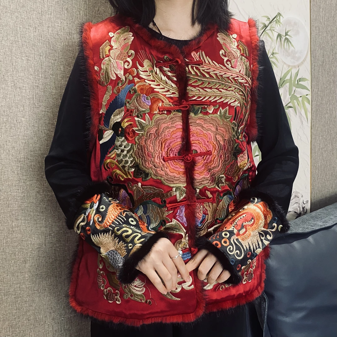 {馨媛} 孤品 B系列 马甲新中式复古马夹