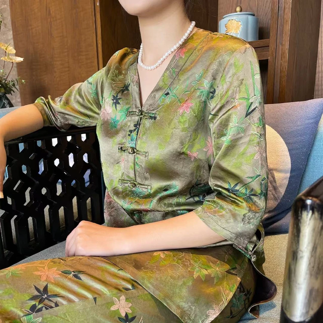 【美衣之源】墨城烟柳时尚新中式夏季中国风单上衣