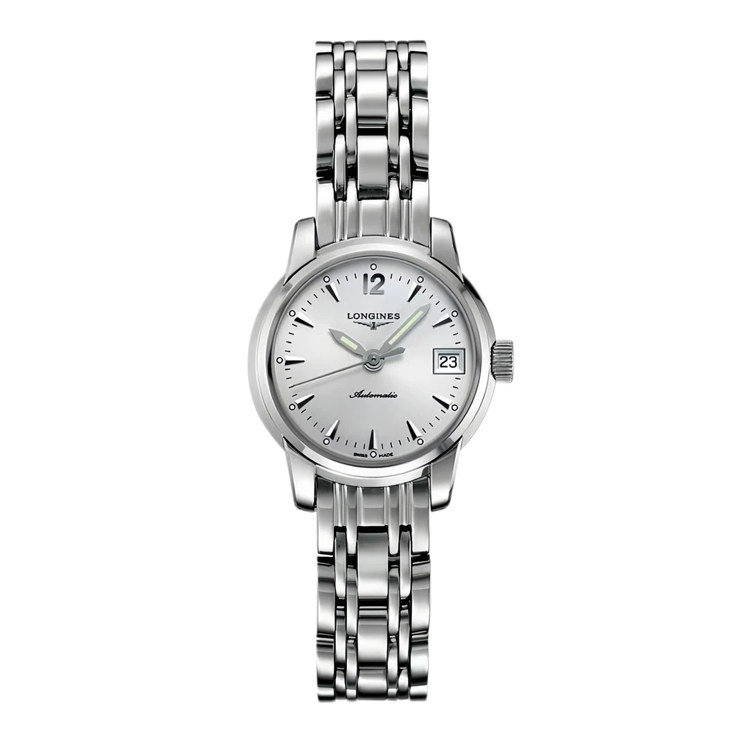 99新 Longines/浪琴 华/索伊米亚263条钉数字灰/表径26