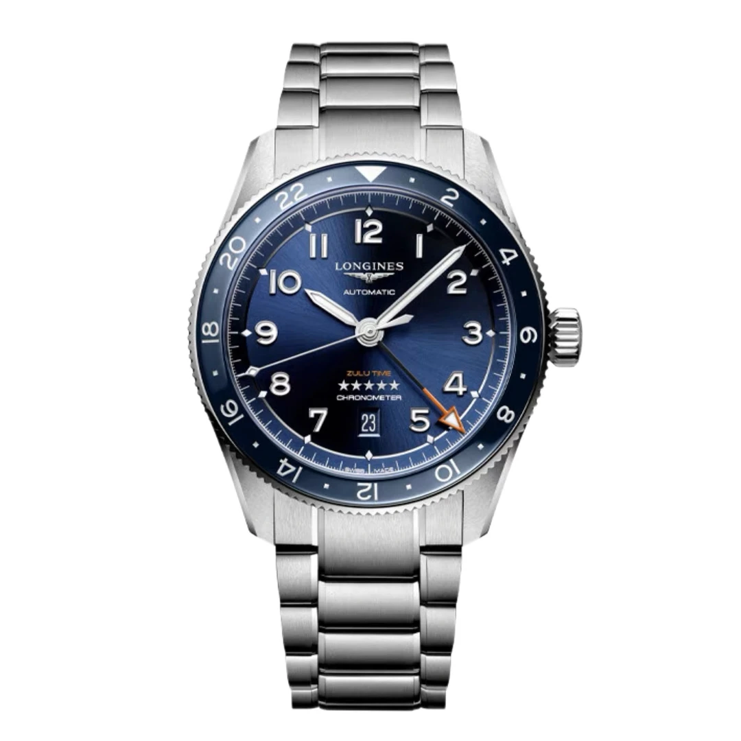 99新 Longines/浪琴 华/先行者812蓝祖鲁/表径42/男士/夜光/防水