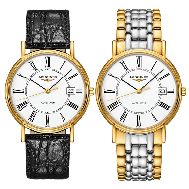 99新 Longines/浪琴 余/瑰丽921罗马金/表径38.5mm/时尚/男士