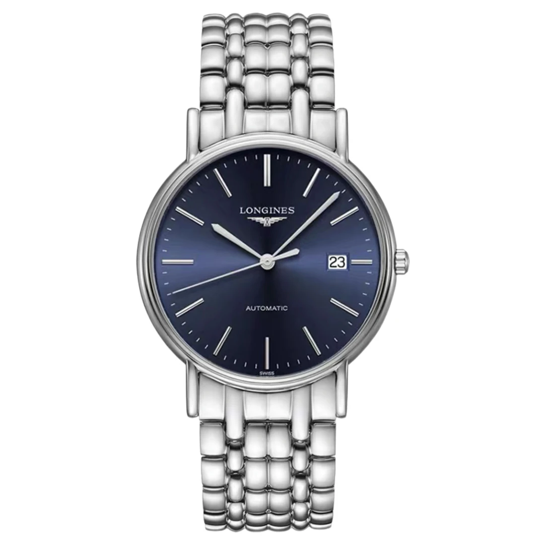 99新 Longines/浪琴 华/瑰丽922条钉蓝/表径40/男士/时尚/经典