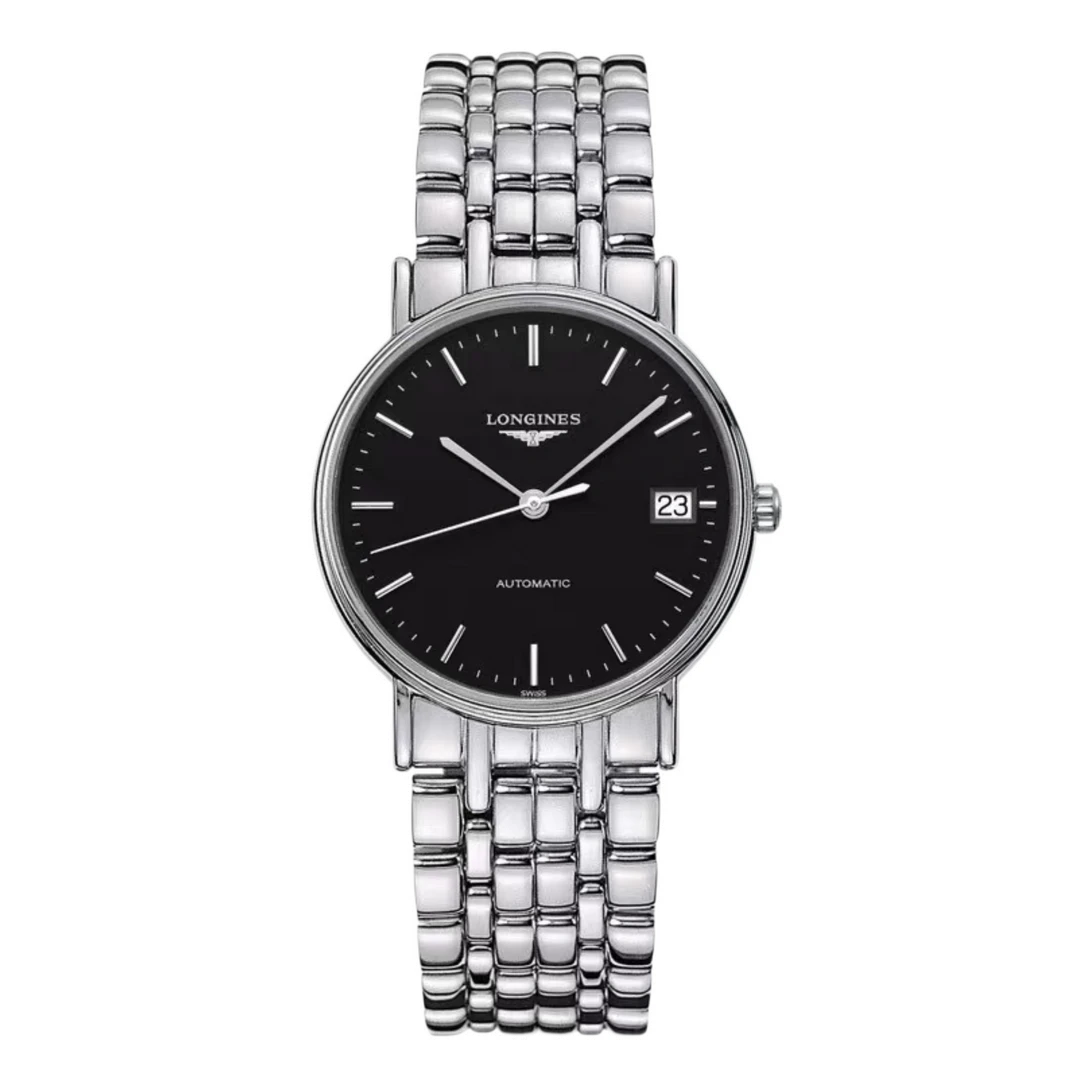 99新 Longines/浪琴 华/瑰丽821条钉黑/公价10600/表径34.5/23年