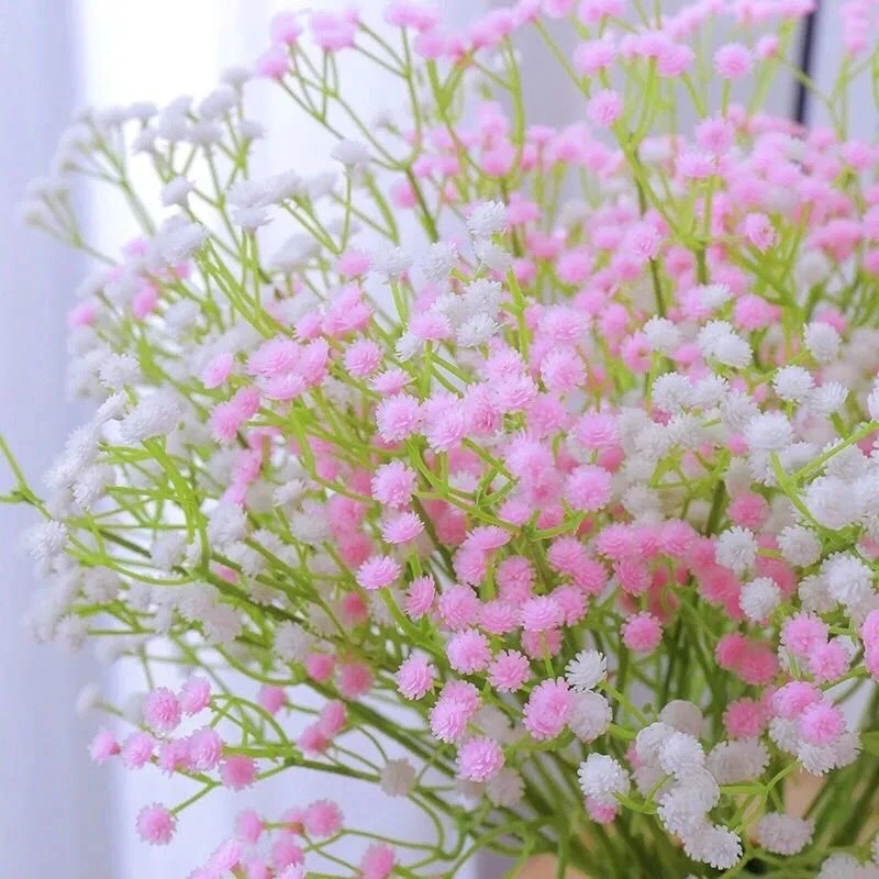 满天星假花仿真花高档装饰花束客厅摆件手捧花塑料花卉拍照道具