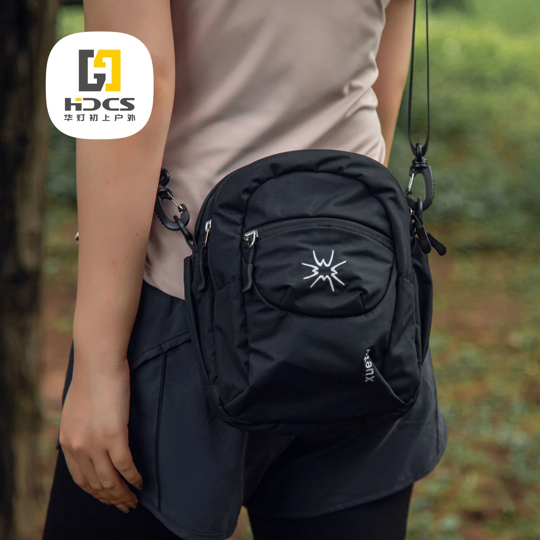 杉木山装手机斜挎包男百搭单肩包超轻大容量女三层小包包旅行户外