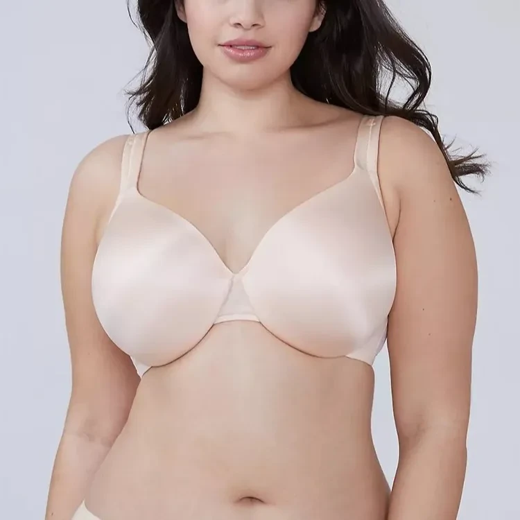 隐形钢圈外贸薄模杯文胸75-120BCDEFG 大码内衣 B0960