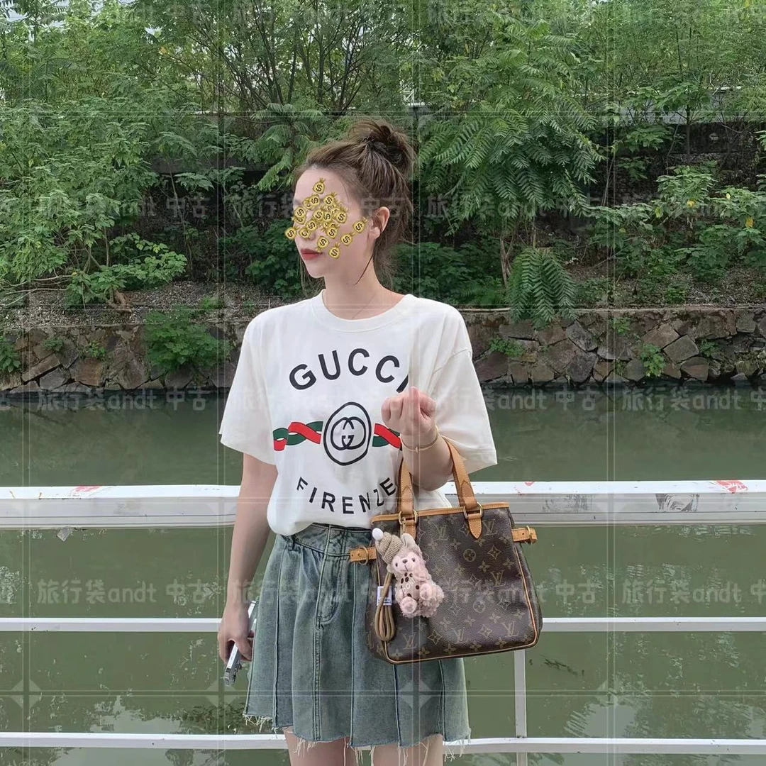 修复品 LouisVuitton/路易威登lv经典老花南瓜手提包