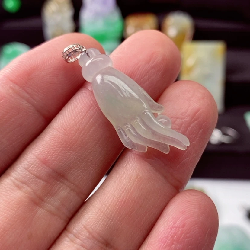 【闪购商品】翡翠颈饰18K金镶嵌手