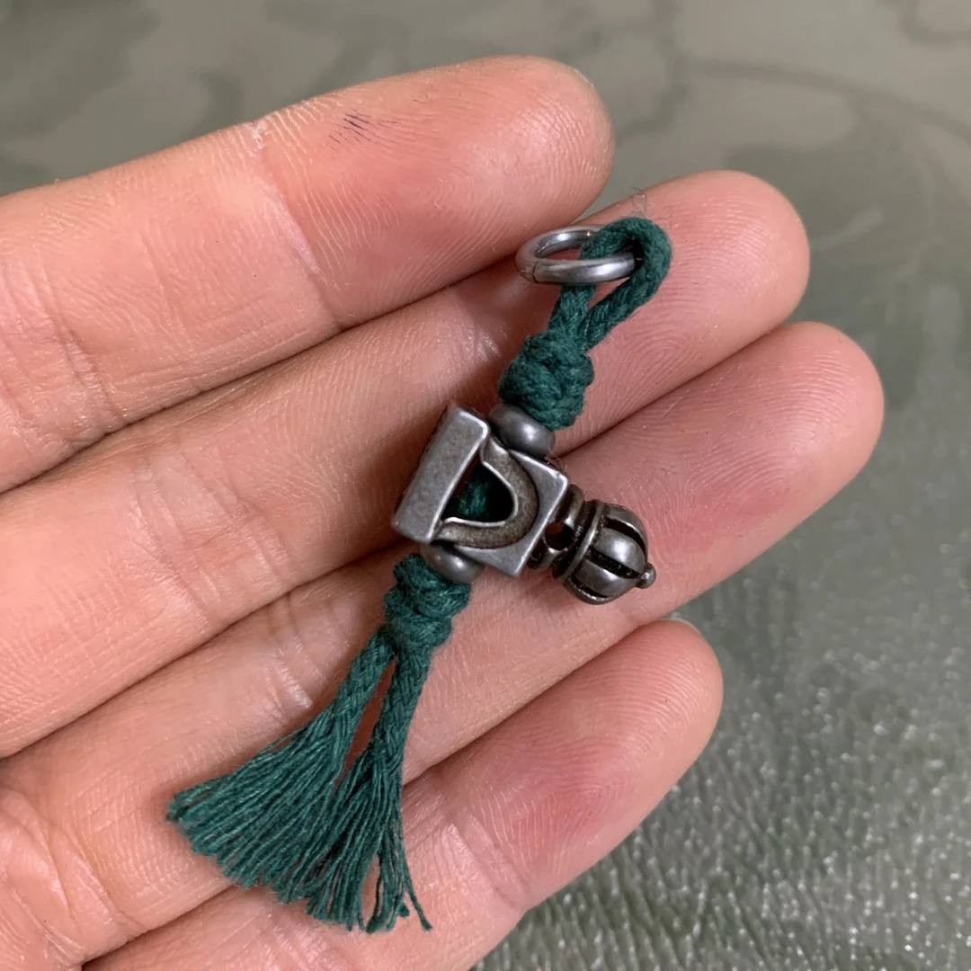 复古藏式手工编织绳配件小建筑挂件民族风侧挂复古DIY配件高级感