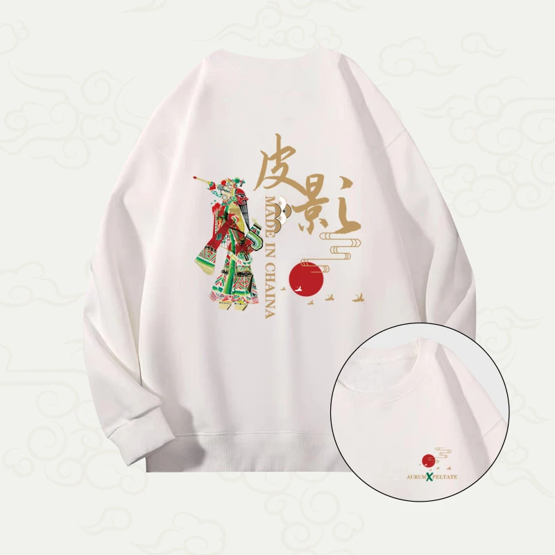 情侣款圆领卫衣W8-009