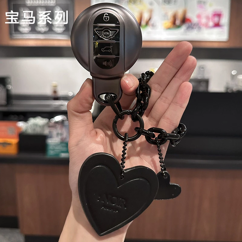 宝马mini钥匙套迷你cooper壳countryman车clubman装饰用品男女扣