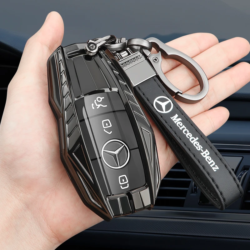 奔驰e300l钥匙套高级感glc新款c260l高档glb220男s级a200汽车壳扣