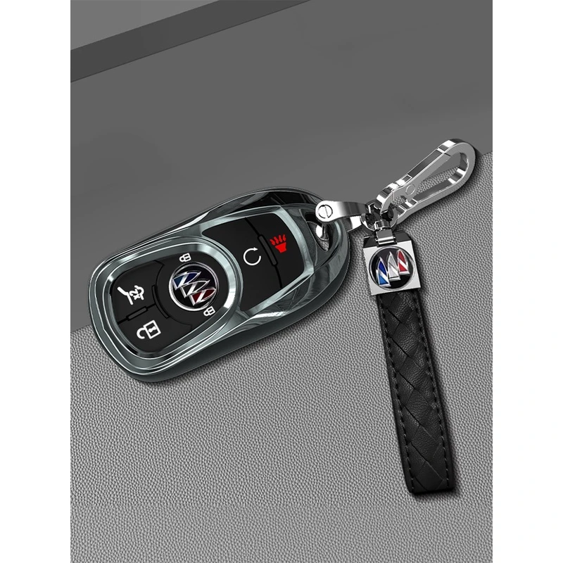 适用2022款别克君越钥匙套22车壳扣5键新高档男士女艾维亚保护套