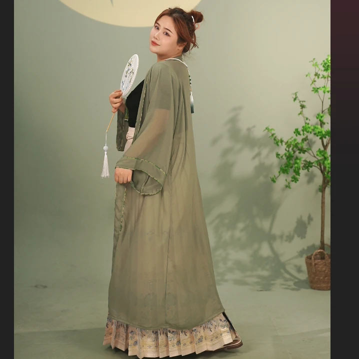 2024百搭罩衫长袖时尚洋气外搭轻薄开衫外套