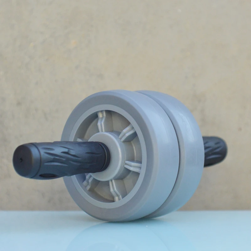 轮友健腹轮双轴承实芯柄TPR静音防滑初学者腰腹训练器材室内