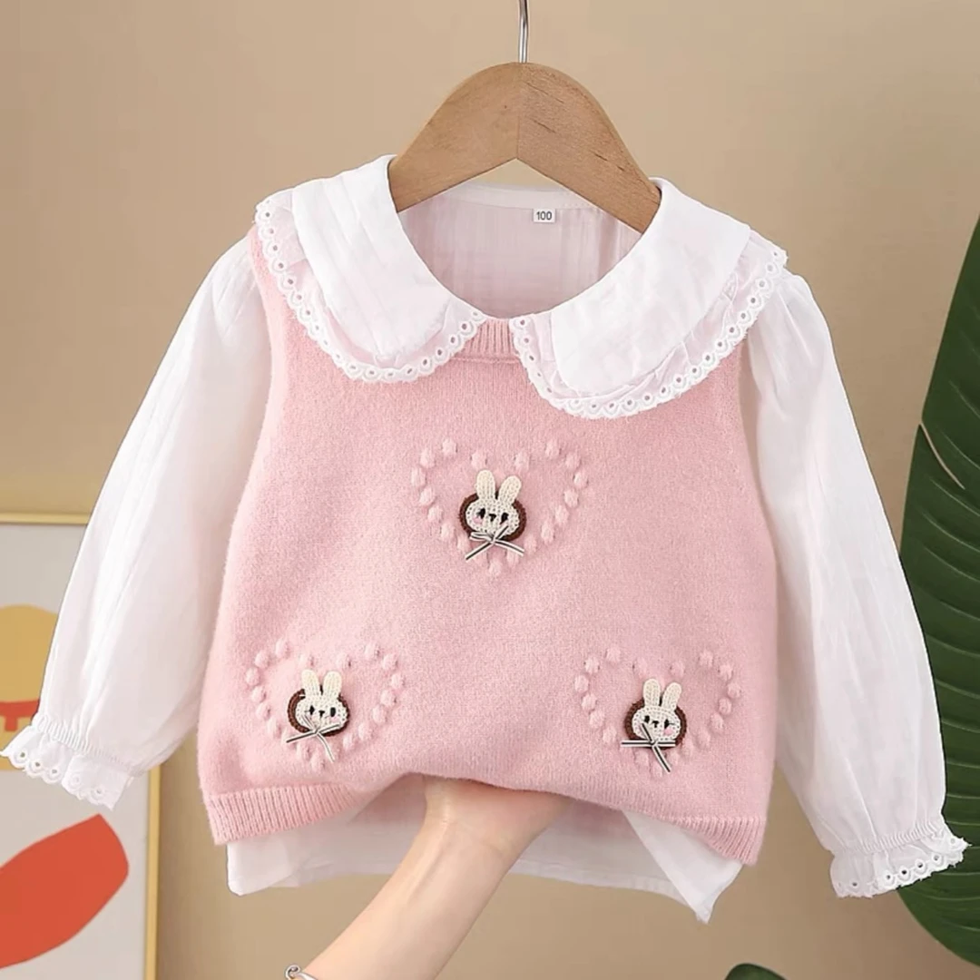 保暖坎肩秋季打底儿童春秋婴幼儿男女童外穿2026女童马甲春秋外穿