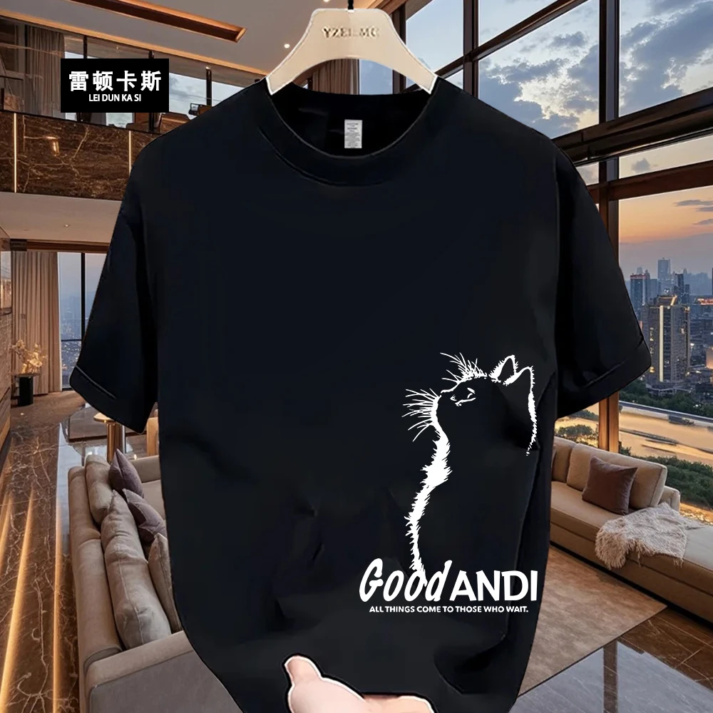 深惠南2024痞帅重磅短袖T恤青年男女百搭款夏季潮牌宽松圆领