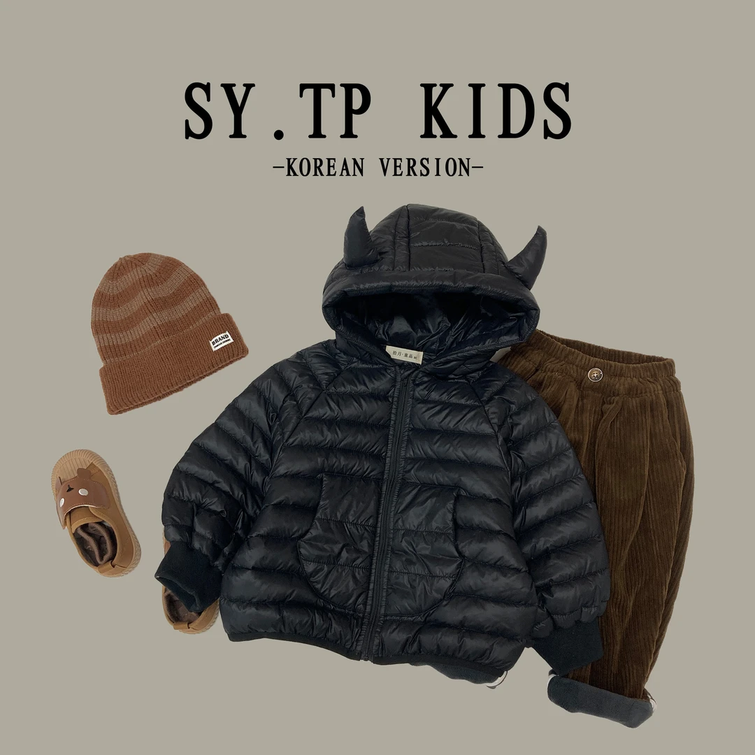 【现货】秋冬羽绒服男童白鸭绒男女宝冬外套保暖轻薄羽绒服23D3002Y