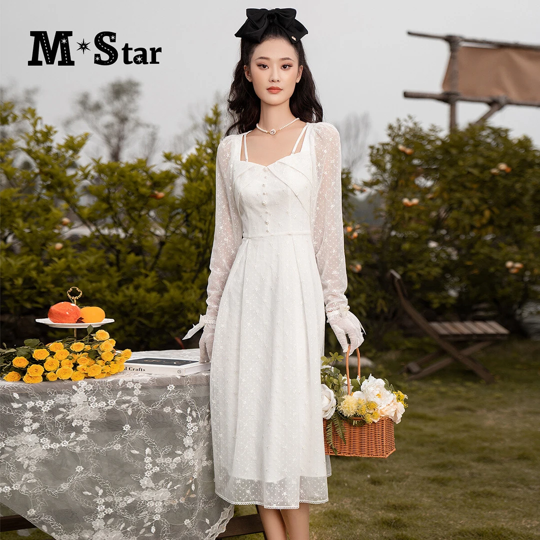 【媛媛女王专享】M-Star中长款连衣裙 SEEL132544