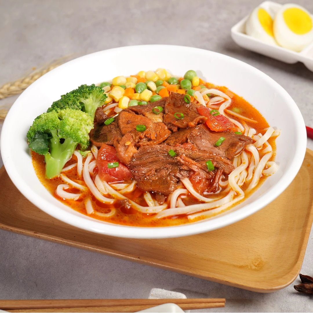 【番茄牛肉面浇头】预制菜盖饭小碗菜煲仔饭老饭盒出餐快涨粮商用
