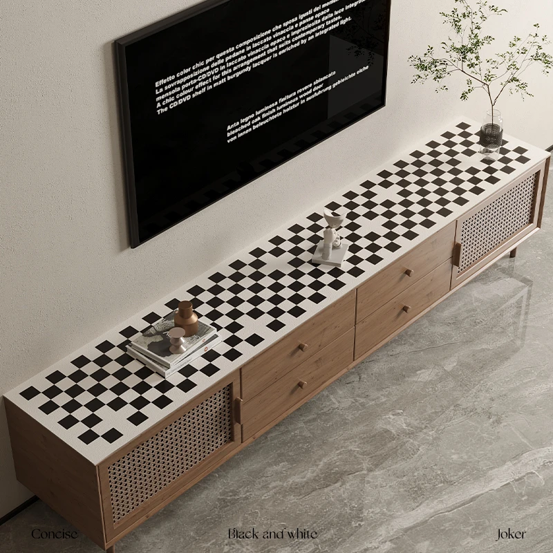 轻奢高级感电视柜台面保护垫子电视机柜餐边柜鞋柜桌面桌布桌垫