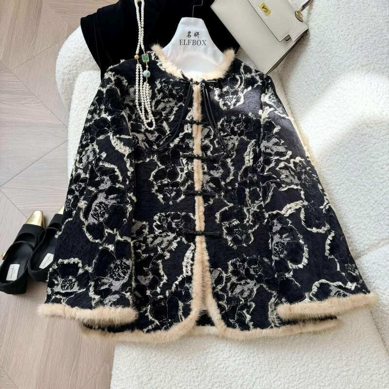 晨晨推荐2024冬季新款中国风百搭气质时尚外套2963