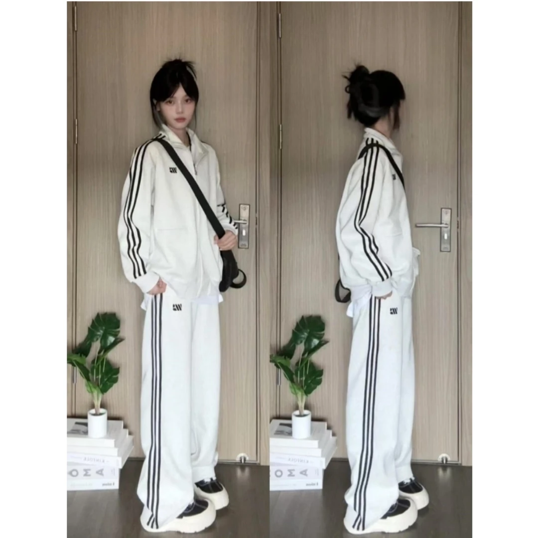 高级感时尚休闲套装女学生秋冬新款韩版气质长袖两件套装一整套潮