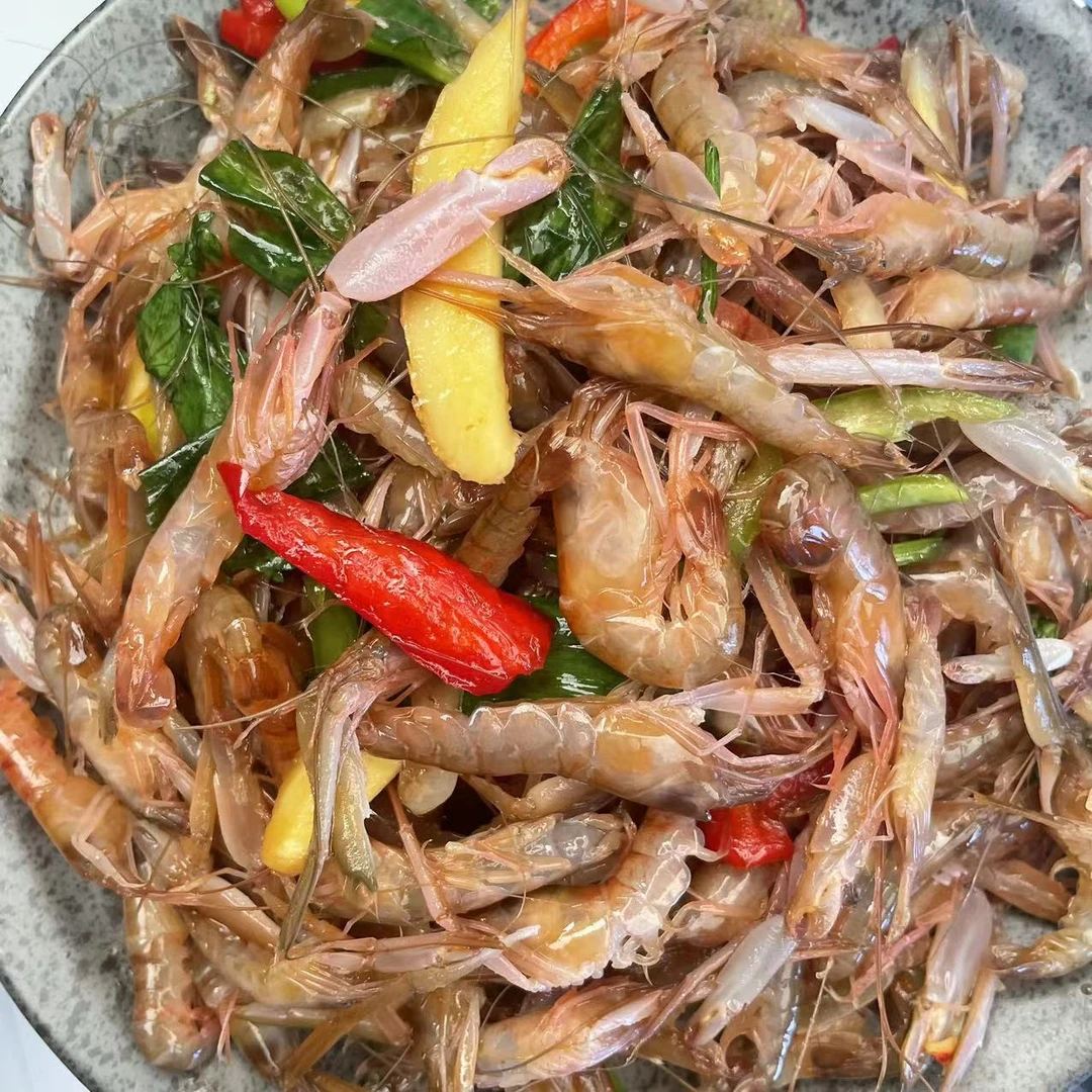 生呛嘎巴虾500克/桶，炝拌夹板虾，精品小虾介意慎拍，即食小海鲜